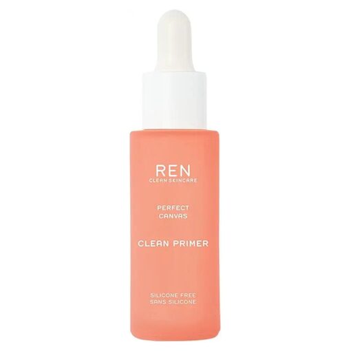 REN Clean Skincare - Perfect Canvas Clean Primer - Silicone-Free Face Primer, Prolongs Makeup Wear, Cruelty-Free