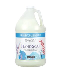 Ginger Lily Farms Botanicals All-Purpose Liquid Hand Soap Refill, Island Tranquility, 100 % Vegan & Cruelty-Free, Green Tea Lemongrass Scent, 1 Gallon ( 128 fl oz )