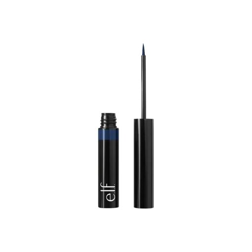 e.l.f, H2O Proof Inkwell Eyeliner Pen, High-pigment, Waterproof Liquid Eyeliner, Delivers A Matte Finish, Vegan & Cruelty-free, Navy Baby