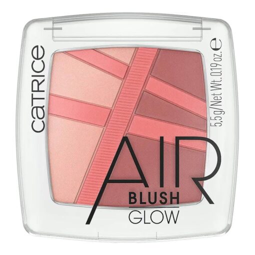 Catrice | Airblush Glow | Shimmery, Lightweight, Long Lasting Powder Blush for Natural & Glow Make Up | Vegan & Cruelty Free | Made Without Parabens & Microplastic Particles ( 020 | Cloud Wine )