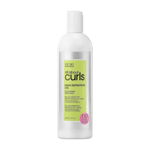 All About Curls High Definition Gel | Crunchless Ultra Hold | Define, Moisturize, De-Frizz | All Curly Hair Types