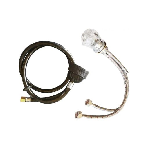 Crystal Faucet and Sprayer Hose for Beauty Salon Shampoo Bowl Parts Kit- TLC-77SHNR ...