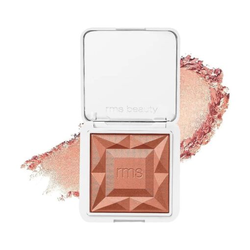 RMS Beauty ReDimension Hydra Powder Blush - Powder Gel Blush for Cheeks, Luminous Highlight, Cream Blush Powder, Glow Makeup Cheek Tint Highlighter