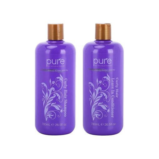 Curly Hair Shampoo and Conditioner Set for Curly Hair, Increase Hydration & Gloss, Repairs & Strengthens Hair for Smooth, Bouncy Curls, Sulfate & Paraben Free.Curly Hair Leave in Conditioner & Shampoo