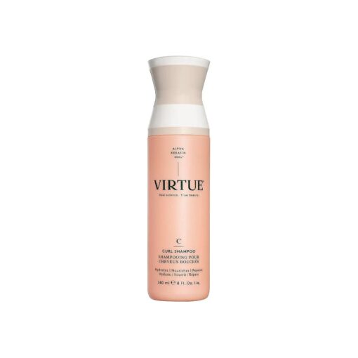 VIRTUE Curl Sulfate Free Shampoo with Jojoba Oil, Hydrates, Nourishes & Repairs Curly Hair with Frizz Control, Color Safe