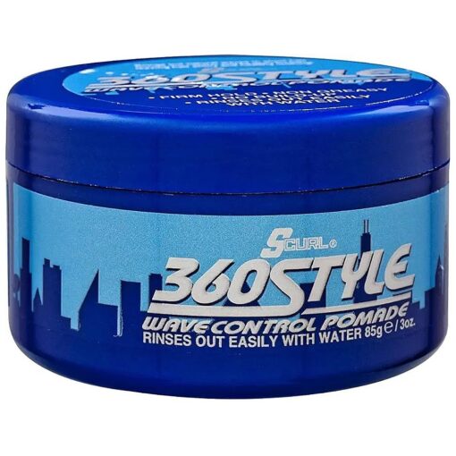 Lusters S-Curl 360 Wave Control Pomade 3 Ounce ( 88ml ) ( 2 Pack )