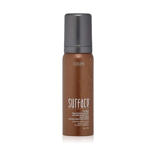 Surface Hair Curls Firm Styling Mousse, Define And Hold While Adding Shine, Protecting Color and Resisting Humidity