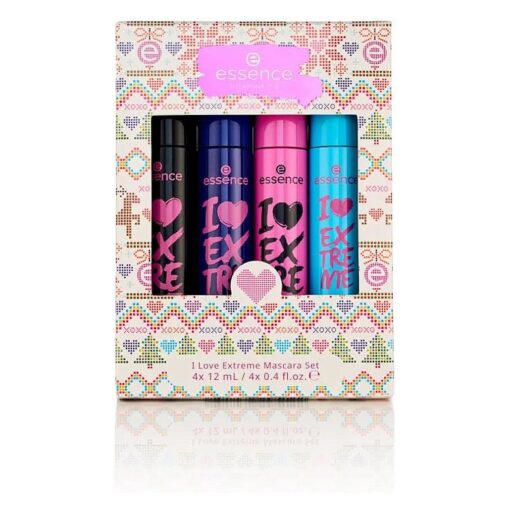 essence | I Love Extreme Mascara Holiday Set | 4 Mascaras in 1 Set | Vegan & Cruelty Free