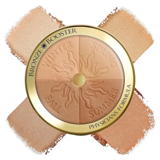 Physicians Formula Bronze Booster Glow-Boosting Season-to-Season, Customizable Seasonal Glow Glow, Lasting Tan Boost, Hypoallergenic Powder, Cruelty-Free & Hypoallergenic- Light-to-Medium