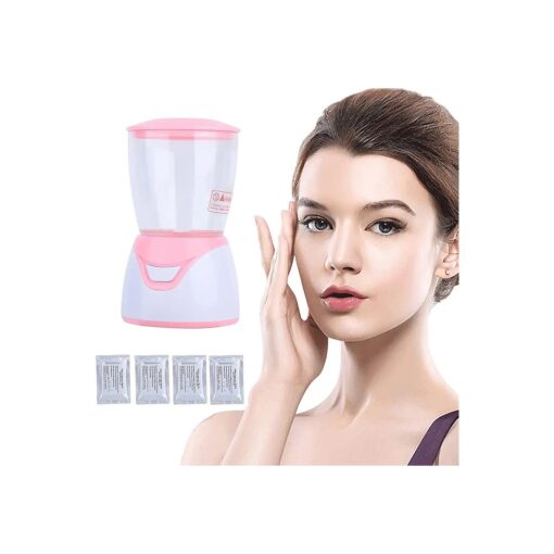 Gegong Face Mask Maker Machine with 32Pcs Collagen, Face Mask Machine, Facial Treatment, DIY Natural Fruit Vegetable Mask SPA Skin Care for Eye Chest Hand Neck Skin Care ( Machine )