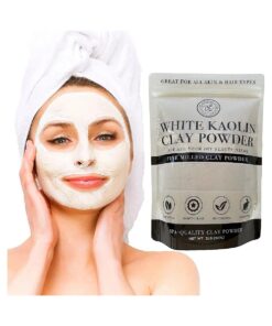 White Kaolin Clay Powder 2lb Pounds - Great for DIY Spa Clay Face Mask Maker, Hair, Body, Soap, Deodorant, Bath Bomb, Makeup, Lotion & Gardening - Woman Owned & Sourced in the USA