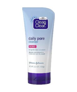 Clean & Clear Daily Pore Face Cleanser, Oil-Free Acne Face Wash for Normal, Oily & Combination Skin, 5.5 oz