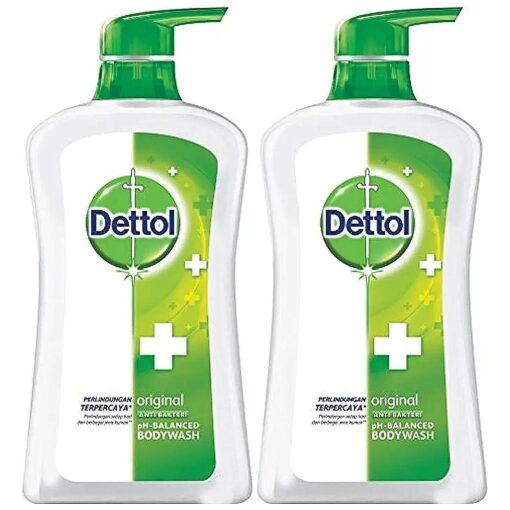 Dettol Anti Bacterial pH-Balanced Body Wash, Original, 21.1 Oz/625 Ml ( Pack of 2 )