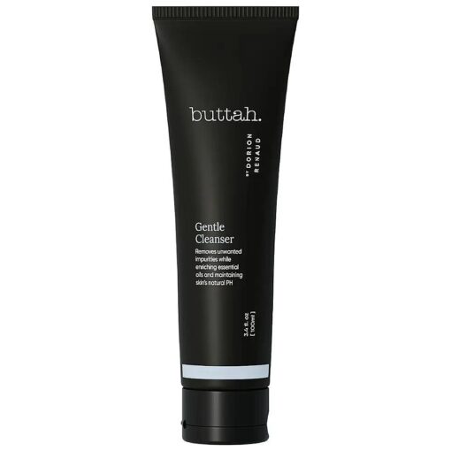 Buttah Skin by Dorion Renaud Facial Cleanser 3.4oz - Clarifying Face Wash - Oil & Dirt Extracting Wash - Daily Cleansing - Naturally Based - Face Wash for Melanin Rich Skin - Black