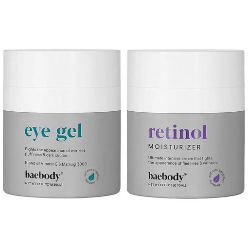 Baebody Eye Gel & Retinol Moisturizer BUNDLE