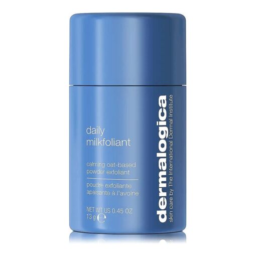 Dermalogica Daily Milkfoliant, Face Exfoliator, Powder Scrub Exfoliant with AHA and BHA - Calming, Polishing and Hydrating Skin, Oat-Based, Vegan Product