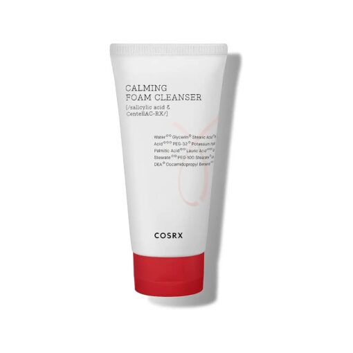 COSRX AC Collection Calming Foam Cleanser, 150ml / 5.07 fl.oz | Salicylic Acid Acne Cleanser | Animal Testing Free, Paraben Free