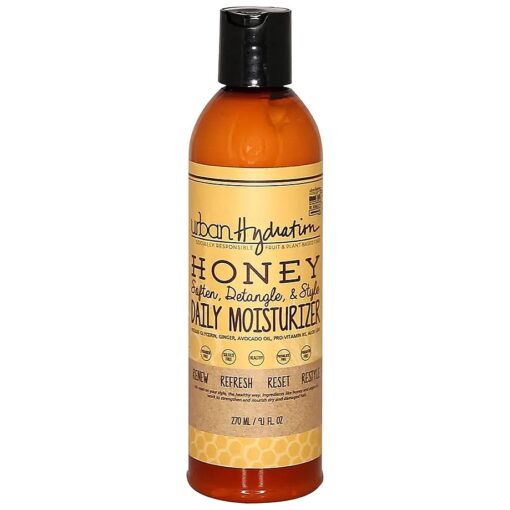 Urban Hydration Honey Health and Repair Daily Hair Moisturizer | Sulfate, Paraben and Dye Free, Hydrates, Prevents Breakage, Tames Frizz, and Repairs Damage for Smooth and Shiny Hair, 9.1 Fl Ounces