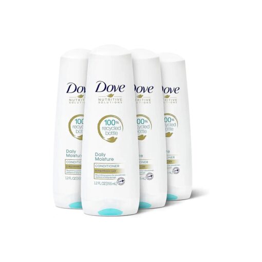 Dove Nutritive Solutions Moisturizing Conditioner Daily Moisture 4 Count for Dry Hair Deep Conditioner Detangles and Nourishes Dry Hair 12 oz