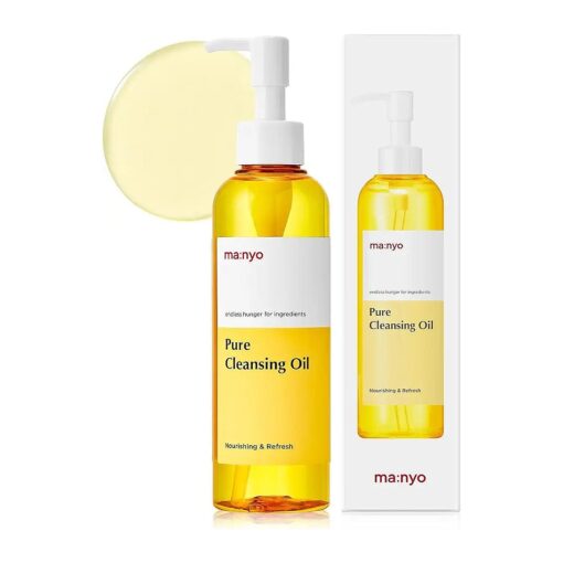 ma : nyo Pure Cleansing Oil Korean Facial Cleanser, Blackhead Melting, Daily Makeup Removal with Argan Oil, for Women Korean Skin care 6.7 fl oz ( 1 Pack )