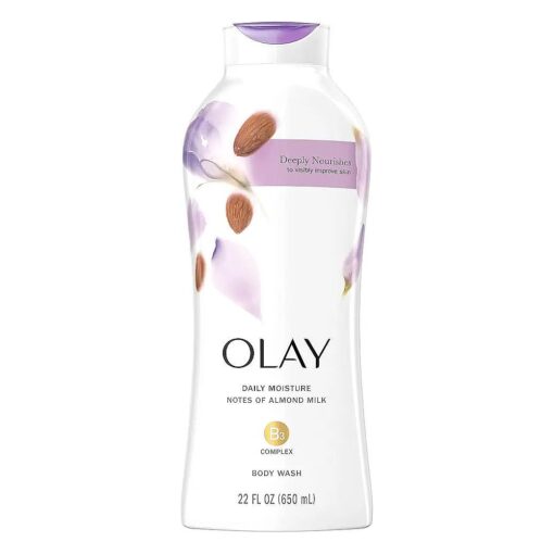 Olay Daily Moisture with Almond Milk Body Wash, 22 oz