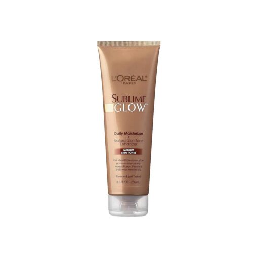 Sublime Bronze Glow Daily Moisturizer and Natural Skin Tone Enhancer, Medium Skin Tones, 8 fl, Oz