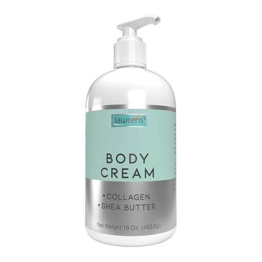 Body Cream with Collagen - keeps skin smooth and silky - Repairs dry skin - protects from UV rays - 16 oz