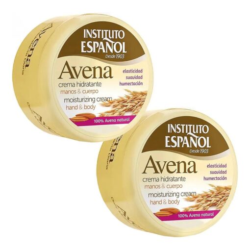 Instituto Espanol Avena Daily Moisturizing Hand & Body Cream, 6.8 Oz ( Pack of 2 )