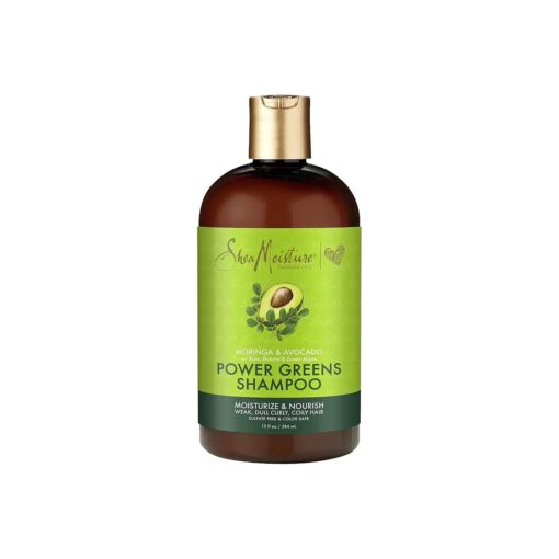 SHEA MOISTURE Moringa Avocado Power Greens Shampoo, 13 FZ