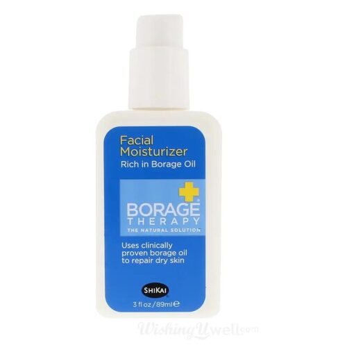 ShiKai Borage Therapy - Daily Facial Moisturizer, Plant-Based Moisturizer For Sensitive & Problematic Skin, Borage Oil Repairs & Rebuilds Skin ( Fragrance-Free, 3 Ounces )