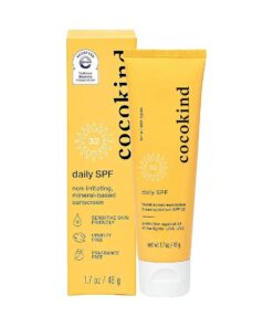 Daily SPF, Face Sunscreen, Mineral Sunscreen with Zinc Oxide, Unscented, Reef Safe Sunscreen with SPF 32 Protection