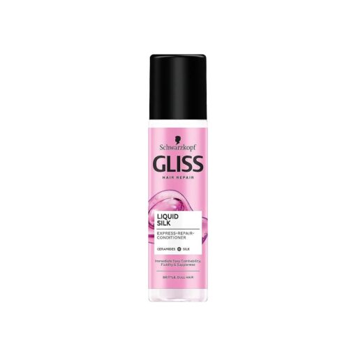 Gliss Kur Liquid Silk Express Repair Conditioner Spray 200ml / 6.7 Fl, Oz .