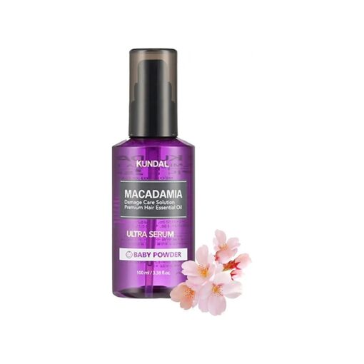 Kundal Ultra Intense Repair with Quick Damaged Care Serum [ Cherry Blossom ] - Premium Hair Essential Oil, Natural Ingredients, Deep Nourishment, 100ml ( 3.38 fl, oz )