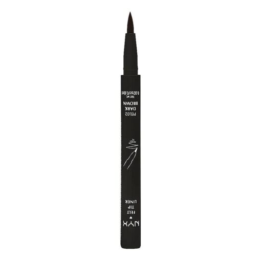 NYX Professional Makeup Felt Tip Liner, Dark Brown