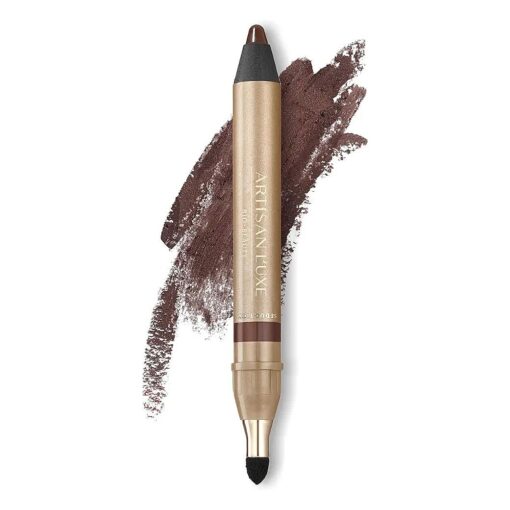 Artisan L'uxe Beauty Velvet Jumbo Eyeliner Pencil - Smokey Eyes in 3 Minutes - Water-Proof Smudge-Proof, Long-Lasting - Age-Defying Essential Oils - Seduction ( Shade : Chocolate Brown ) ( Dark Chocolate Brown )