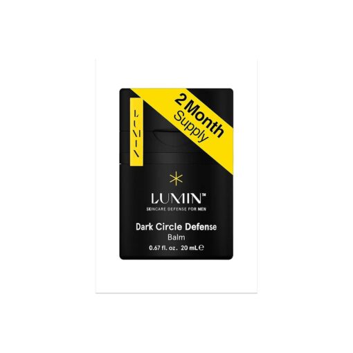 Lumin - Men 's Dark Circle Defense Balm - Anti-Aging Korean Formulated Eye Cream Treatment for dark circles, fine lines, & wrinkles, Suitable for all skin types, Daily Use, 20ml, 1-Pack