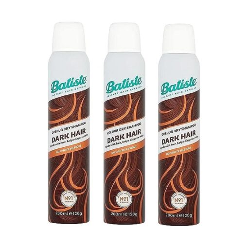 Batiste Dry Shampoo, Dark & Deep Brown 6.73 oz ( Pack of 3 )