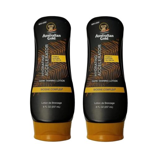 2 Pack, Dark Tanning Accelerator Lotion ( 8 ounces )