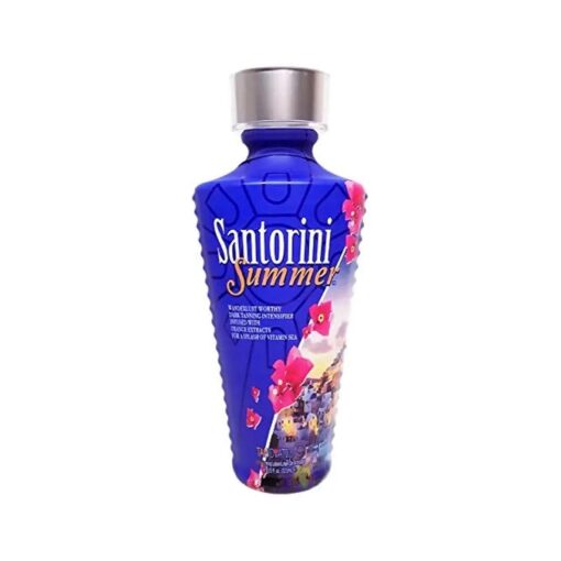 Tanovations SANTORINI SUMMER skin softening dark tanning Intensifier tanning bed lotion, 11 ounce