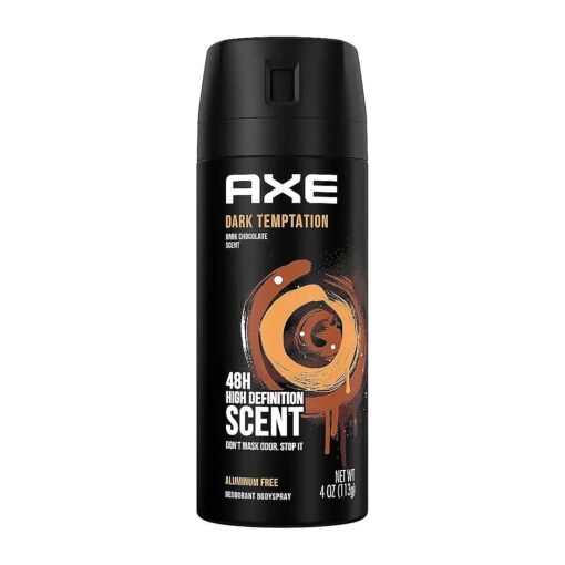 AXE Body Spray Deodorant Dark Temptation for Long Lasting Odor Protection Deodorant for Men Formulated Without Aluminum 4.0 oz