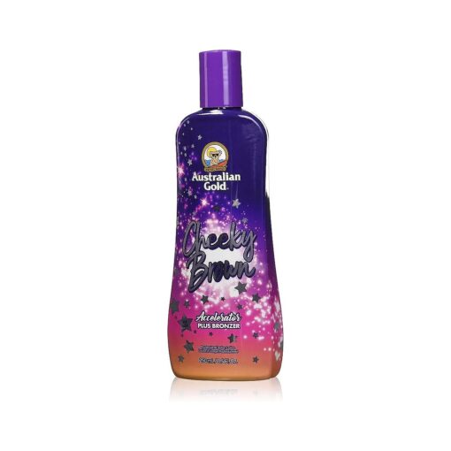 CHEEKY BROWN Accelerator Dark Natural Bronzers, Tanning Bed Lotion 8.5 oz