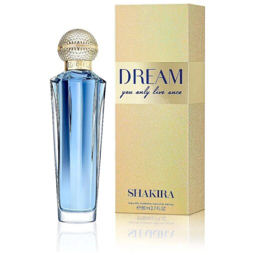 Shakira Perfume - Dream for Women - Long Lasting - Fresh and Feminine Perfume - Vanilla, Citrus and Floral Notes - Ideal for Day Wear - 2.7 Fl, Oz