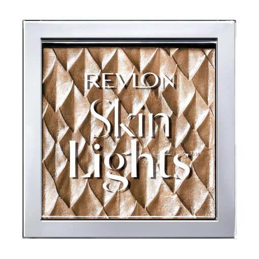 Revlon Highlighter Makeup, Skin Lights Prismatic Powder Face Makeup, Natural Glow, Shimmer Finish, 201 Daybrak Glimmer, 0.28 Oz