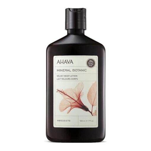 AHAVA Dead Sea Mineral Botanic Velvet Body Lotion, Hibiscus & Fig