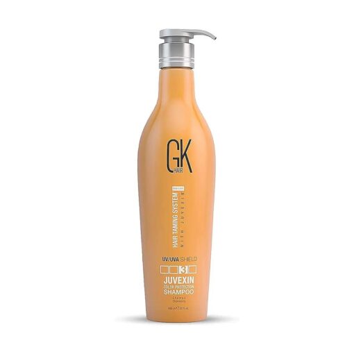 GK HAIR Global Keratin Colored Shield Shampoo ( 22 Fl Oz/650ml ) - Deep Cleansing Moisturizing Heat Protection for Color Treated Dry Damaged Curly Frizzy HAIR - Sulfate Free