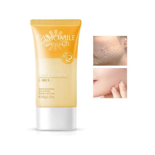 Face Camomile Peeling Gel Deep Cleansing Moisturizing Smoothing Gentle Exfoliating Remove Dirt Tighten Pores Improving Face Skin