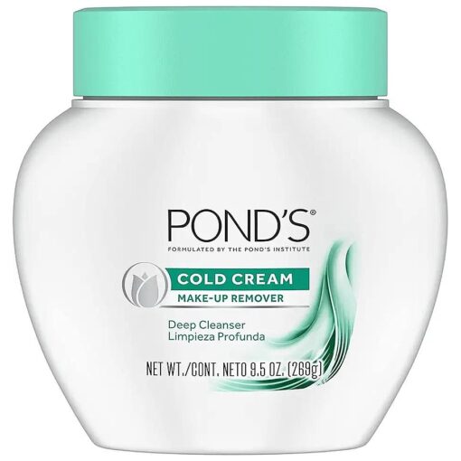 Pond 's 9.5 oz, Cold Cream Cleanser Moisturizing Deep Cleanser & Makeup Remover