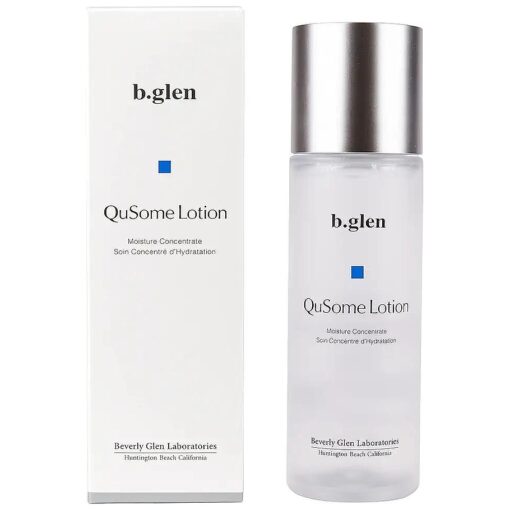 b.glen QuSome Lotion ( 120mL/4.06fl.oz QuSome Essential Toner 's Deep Hydration Delivers up to 17 Hours of Moisture to Quench Your Skin 's Thirst