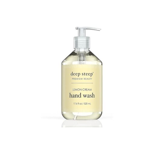 Deep Steep Liquid Hand Wash, 17.6 Ounces ( Lemon Cream )