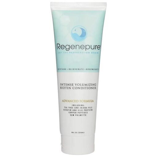 Regenepure, Intense Volumizing Biotin Conditioner, Moisturizing Support for Healthy Hair and Scalp, 8 oz